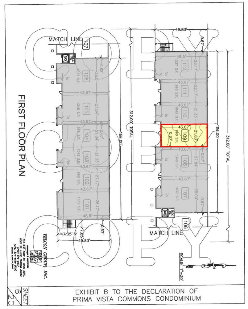 Prima Vista Commons Condo Unit: 449 NW Prima Vista Blvd #109, Port Saint Lucie, FL 34983